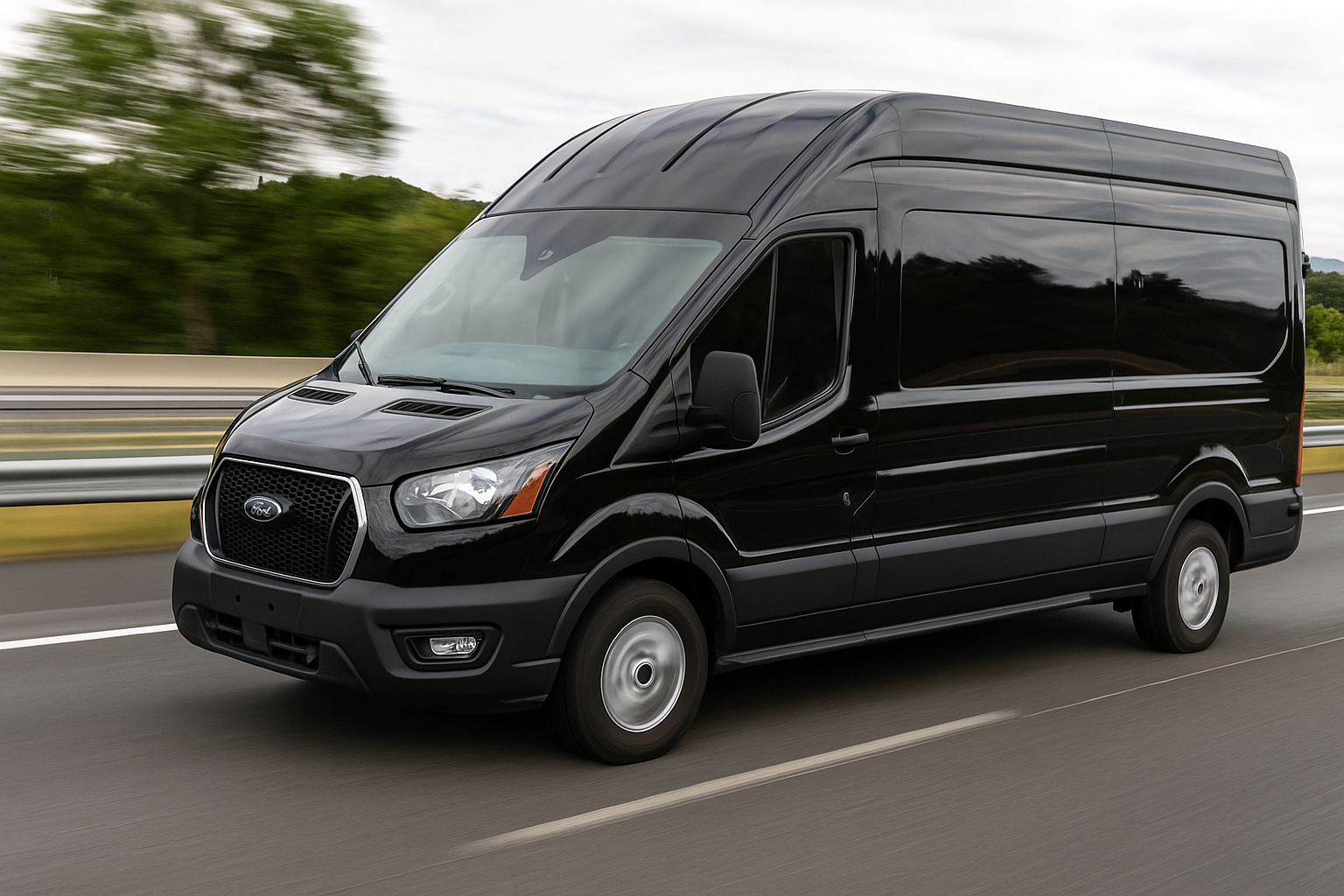 Delivered passenger van